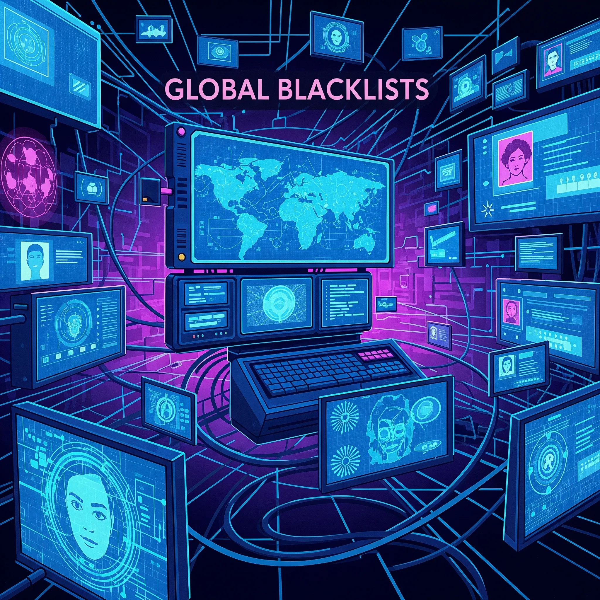 القوائم السوداء العالمية: نظام المراقبة الرقمية الحديث